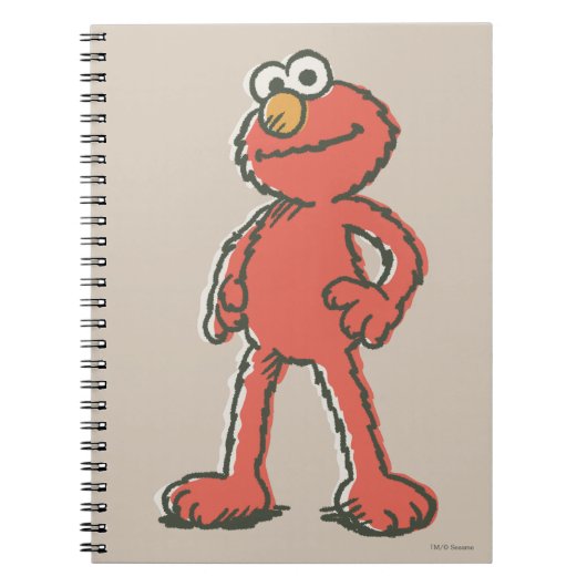 Elmo Vintag Notizblock (Vorderseite)