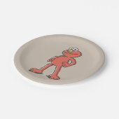 Elmo Vintag Pappteller (Schrägansicht)