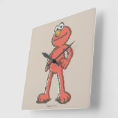 Elmo Vintag Quadratische Wanduhr (Winkel)