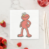 Elmo Vintag Serviette (Beispiel)