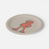 Elmo Vintage Pappteller (Schrägansicht)