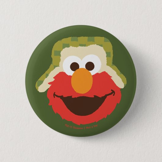 Elmo-Wald-Gesicht Button (Vorderseite)