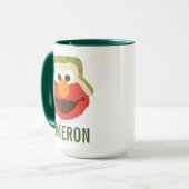 Elmo-Wald-Gesicht Tasse (Vorderseite Links)