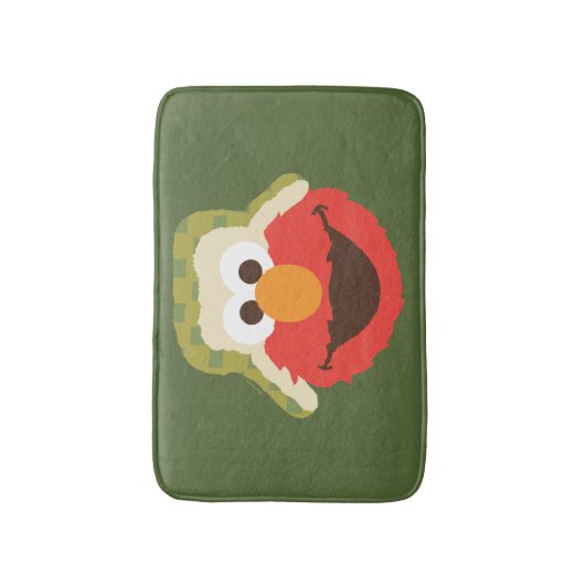 Elmo Woodland Face Badematte (Vorderseite Vertikal)