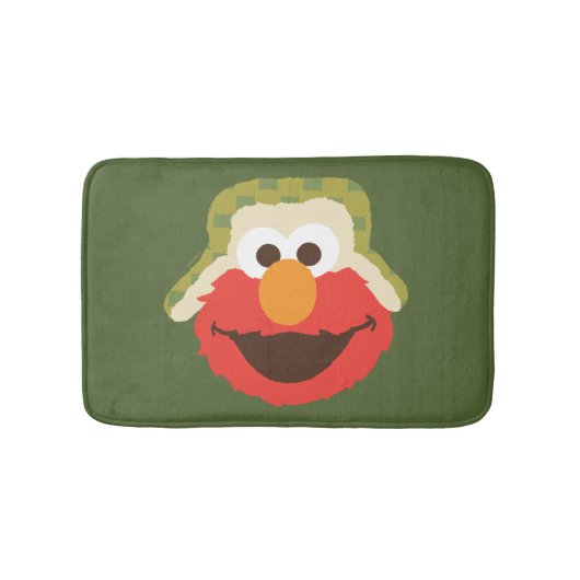 Elmo Woodland Face Badematte (Vorderseite)