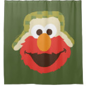 Elmo Woodland Face Duschvorhang (Vorderseite)