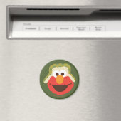 Elmo Woodland Face Magnet (In Situ (Geschirrspüler))