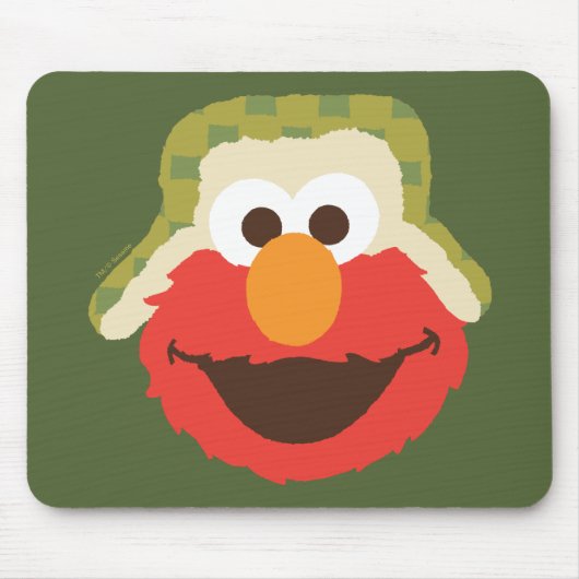 Elmo Woodland Face Mousepad (Vorne)