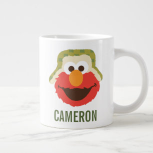 Elmo Woodland Face Name hinzufügen Jumbo-Tasse