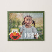 Elmo Woodland Face | Name hinzufügen Puzzle (Horizontal)