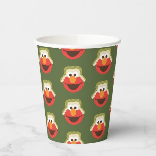 Elmo Woodland Face Pappbecher (Links)