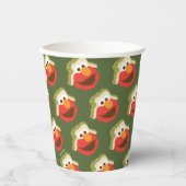 Elmo Woodland Face Pappbecher (Vorderseite)