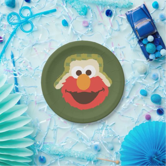Elmo Woodland Face Pappteller (Party)