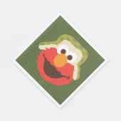 Elmo Woodland Face Serviette (Ecke)