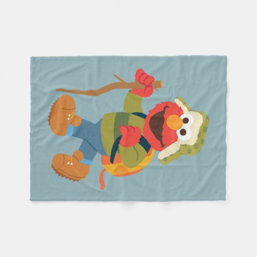 Elmo Woodland Wanderung Fleecedecke (Vorderseite (Horizontal))