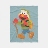 Elmo Woodland Wanderung Fleecedecke (Vorderseite)