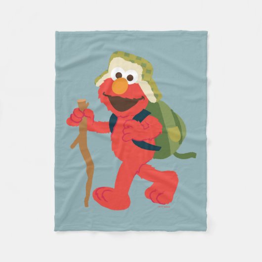 Elmo Woodland Wanderung Fleecedecke (Vorderseite)