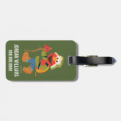 Elmo Woodland Wanderung | Hinzufügen Ihrer Daten Gepäckanhänger (Rückseite horizontal)