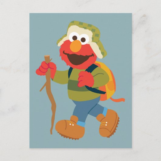 Elmo Woodland Wanderung Postkarte (Vorderseite)