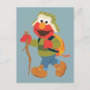 Elmo Woodland Wanderung Postkarte