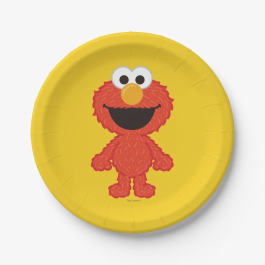 Elmo Wool Style Pappteller (Vorderseite)