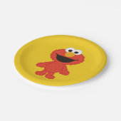 Elmo Wool Style Pappteller (Schrägansicht)