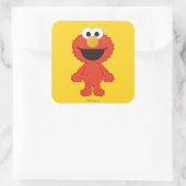 Elmo Wool Style Quadratischer Aufkleber (Tasche)