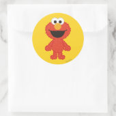 Elmo Wool Style Runder Aufkleber (Tasche)