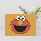 Elmos lächelndes Gesicht Karte (Stehend Vorderseite)