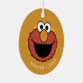 Elmos lächelndes Gesicht Ornament Aus Metall (Vorderseite Rechts)