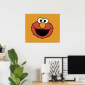 Elmos lächelndes Gesicht Poster (Heimbüro)