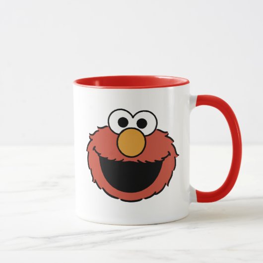 Elmos lächelndes Gesicht Tasse (Rechts)