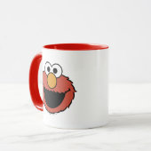 Elmos lächelndes Gesicht Tasse (Vorderseite Links)