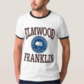 Elmwood Franklin Retro Haus-Logo T-Shirt (Vorderseite)