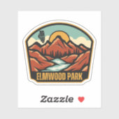 Elmwood Park, Illinois Aufkleber (Blatt)
