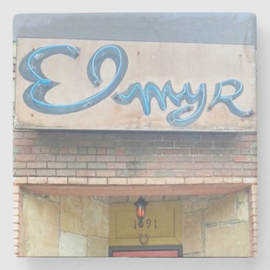 Elmyr, Elmyr Atlanta, Elmyr Steinuntersetzer (Vorderseite)