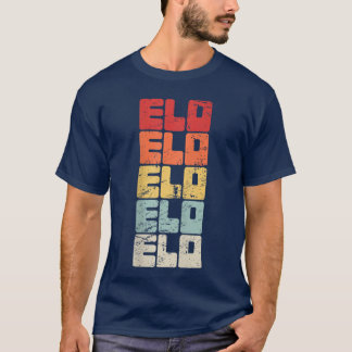 Elo Vintage Retro Name Vintage Retro Männer Frauen T-Shirt