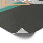 Elodie au Bord de la Mer Fashion Poster (Ecke)