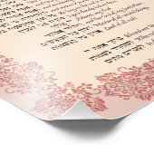 Elohai Neshamah Hebräisch Englisch jüdisches Gebet Fotodruck (Ecke)