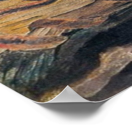 Elohim Create Adam Poster (Ecke)