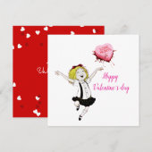Eloise am Valentinstag Feiertagskarte (Vorne/Hinten)