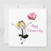 Eloise am Valentinstag Feiertagskarte (Vorderseite)
