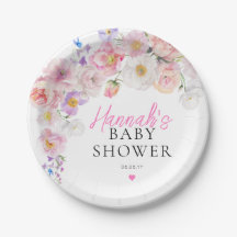 Eloise Pink Floral Baby Dusche