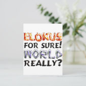 Elokut Postkarte (Stehend Vorderseite)