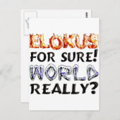 Elokut Postkarte (Vorne/Hinten)