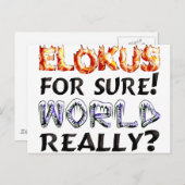 Elokut Postkarte (Vorne/Hinten)