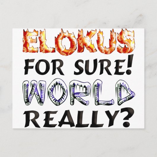 Elokut Postkarte (Vorderseite)