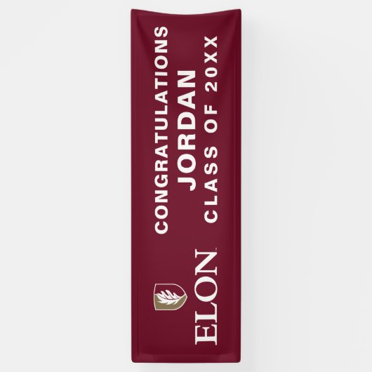Elon | Abschluss 20XX Banner (Vertikal)