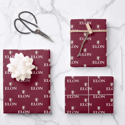 Elon | Abschluss 20XX Geschenkpapier Set (Vorderseite)