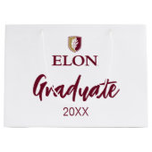 Elon | Abschluss 20XX Große Geschenktüte (Vorderseite)